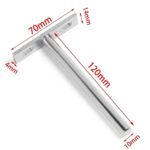 4/5 Inches T-Shaped HEAVY DUTY Concealed Wall Metal Shelf Invisible Shelf Support Bracket