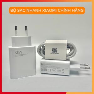 Bộ Sạc Nhanh Xiaomi 33W Hỗ Trợ Mi Turbo Chager - Củ Và Cáp Xiaomi 33W Sạc Siêu Nhanh Hiện Thị Số Thập Phân ( Zin ) - PhụKiệnBờm