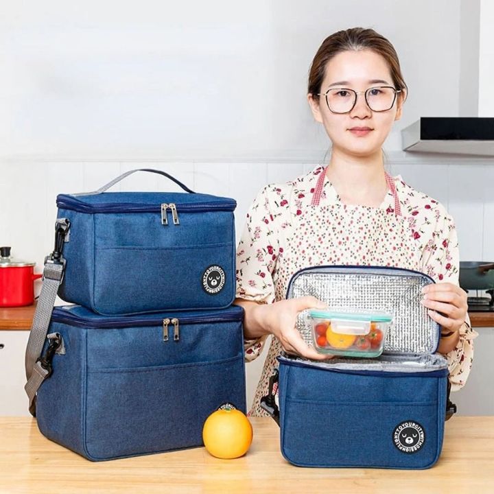 TEYSISO Convenient Portable Students Thermal Insulated Tote Food ...