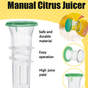 🔥Quick Juice Extraction 🔥 Multi-purpose Manual Juicer For Summer Home Stalls Quick Juice Extraction Of Lemons And Oranges Food Grade Plastic Practical Manual Juicer