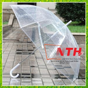Ô dù che mưa che nắng trong suốt chất liệu chống nước hiệu quả