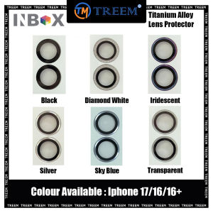 TREEM InstaShield+ iPhone 17/16/15 Series  Titanium Alloy Lens Protector