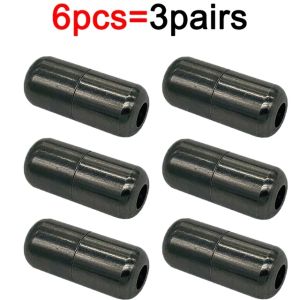 10Pcs Metal Capsule Shoelace No Tie Up Sports Shoes Insole Connector Lazy Quick Ties Latchet Rotating Lock Buckle Circular Buckle Lace