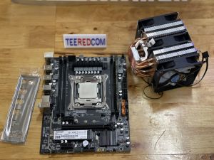 Mb x99+cpu e5 2680 v3 12c/24t +ram ddr4 16-128Ggb-M.2Nvme 256-512GB ชุดบอร์ด  "REFURBISHED"