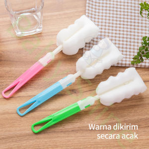 BabyShine Sikat Spons Pembersih Botol Susu / Spons Sikat Susu Bayi / Sikat Botol /Dot Susu Sponge Serbaguna Sikat