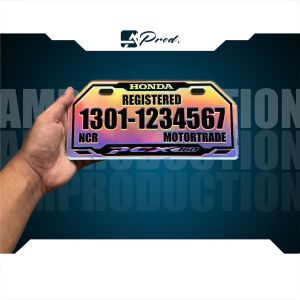 MAKAPAL 4mm Temporary Plate Registered for all motorcycle Standard size available Acrylic