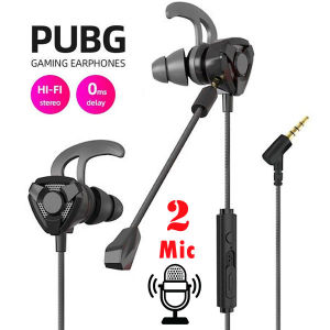 ชุดหูฟังเกมมิ่ง Esports ชุดหูฟังอินเอียร์ไมโครโฟนที่ถอดออกได้สเตอริโอสําหรับสมาร์ทโฟนแท็บเล็ต PS4 Gaming Pro ชุดหูฟัง Gaming Headsets Reduce Noise And Bass