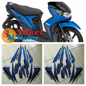 lis les sticker/Striping Stiker Lis Standar Motor yamaha soul gt 2012 biru