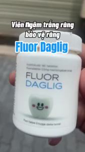 Combo 2 lọ viên ngậm bảo vệ sức khoẻ răng miệng Pharmatech Fluor Daglig 90 viên