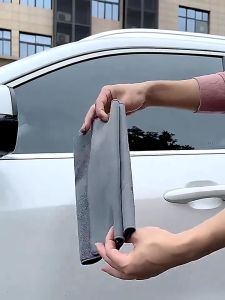 2pcs Microfiber car wash towel double-sided high-density car exterior cleaning