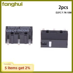 fanghui 2Pcs Mouse Micro Switch D2FC-F-7N 10M 20M of D2FC-F-K(50M) -RZ D2F D2F-01 D2F-01F D2F-L D2F-01L D2F-FL D2F-F-3-7