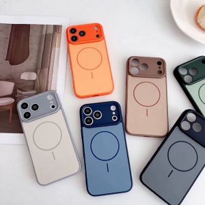 Matte Frosted Shockproof Magnetic Phone Case For Realme 16 pro plus 5 5i 6i c3 c11 c20 c15 c21y c25y c30 c30s c35 c55 c61 c63 c71 c75 c85 note 80 note 60 note 70 note 50 c83 c85 c100 c100i