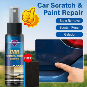 Automotive Scratch Repair Spray for Paint Damage and Clear Coat Restoration Easy Application Polish and Cleaner for Car Body Surface Maintenance