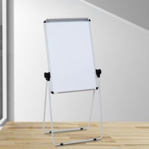 White Board Lifting Magnetic Whiteboard Foldable with Wheels Movable Whiteboard 90*60cm