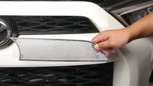 OnlyF U JeCar Matel Car Front Grille Grid Mesh Insect Net Decoration Cover For 4Runner 2010 Up Iron/Stainless Steel Exterior Accessories 7M5T2
