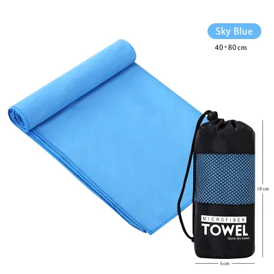 Quick Dry Sports Towel Running Gym Workout Sports Training 40x80cm Microfiber Yoga badminton Swimming Camping Beach HOT