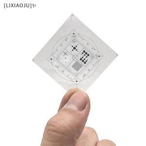 [LIXIAOJU] 1 2Pcs Microscope Calibration Transparent Flexible Film PET Microscope Micrometer Ruler Multifunctional Objective Micrometer