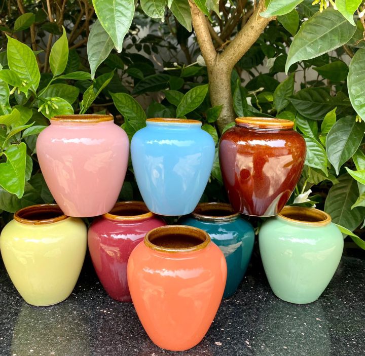 Lu Bia Lu Uống Nước Đủ Màu Hàng Bát Tràng Chuẩn Men Sáng Đẹp Dung Tích ...