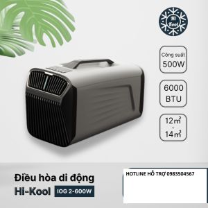 Điều Hòa Di Động mini xách tay Hi-Kool – Làm lạnh 16 độ – Máy nén Gas R134a thích hợp phòng nhỏ hoạt động Camping trên xe tải
