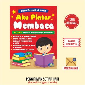 Buku Aktivitas PAUD TK Aku Pintar Membaca (Buku Favorit si Kecil) Full Color