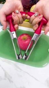 Stainless Steel Apple Core Remover Pineapple Peeler Pineapple Core Remover Dụng cụ gọt táo và gọt dứa bằng thép không gỉ.