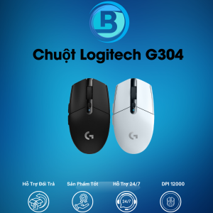 Chuột Không Dây - Chuột Game Không Dây Logitech G304 Kết Nối Đầu Thu USB Nhẹ 6 Nút Bấm Pin Trâu.Chuột Gaming không dây Logitech G304 Lightspeed | Giá rẻ Chuột Gaming Logitech 2025 - Chuột G304 - Giảm Giá Tới 50%