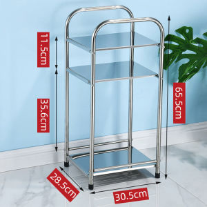 Stainless Steel Side Table Sofa Side Table Simple Corner Table Creative Stainless Steel Shelf Bedside Table