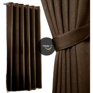 2PCS Gorden Blackout Polos Import Jendela Panjang Minimalis Pintu Kamar Doff Super Tebal 12 ring