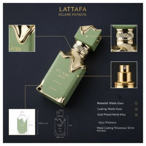 100ML Lattafa Eclaire Pistache Long Lasting Perfume Dating&Chrismas Gift