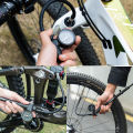 ROCKBROS Front Fork Pump With Gauge 300 PSI High Pressure Mutifuctional Portable Barometer Air Pump Aluminum Alloy Bicycle Tire Inflator Bike Accessories. 