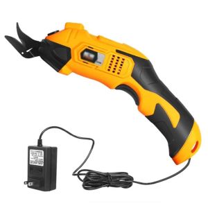 btnx Heavy Duty Fabric and Leather Cutting Machine with Tungsten Steel Blades - Electric Handheld Fabric Scissors 4P6B8
