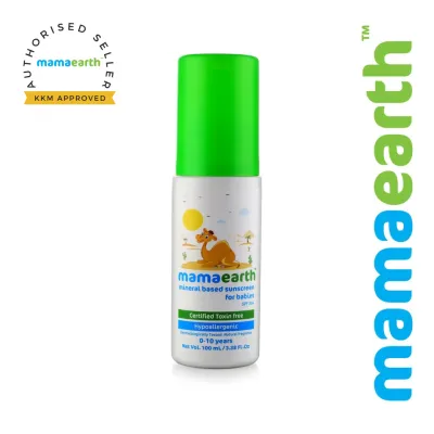 Mamaearth Mineral Based Sunscreen Baby Lotion SPF 20+ 100ml (0-10 Years)