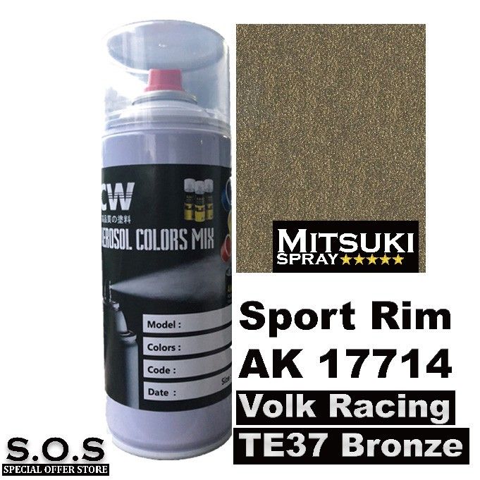 Sport Rim Volk Racing Bronze 2K Paint AK 17714 CW Aikka Aerosol Spray ...