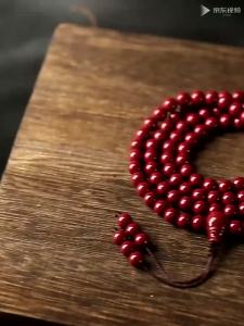 【Ready Stock】Cinnabar 108 Beads Bracelet 朱砂手串 紫金砂108颗多圈佛珠手链 本命年转运珠手链男女款（6mm-8mm）