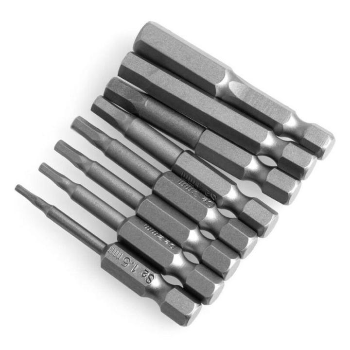 Toolstar 8PCS Hex Key Allen Bit Set Handle 1.5/2/2.5/3/4/5/6