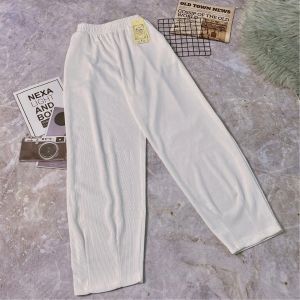 Quần baggy bigsize nữ eo chun co giãn chất vải thun gân mặc thoải mái dành cho nàng chuppy 58-90 kg Q16