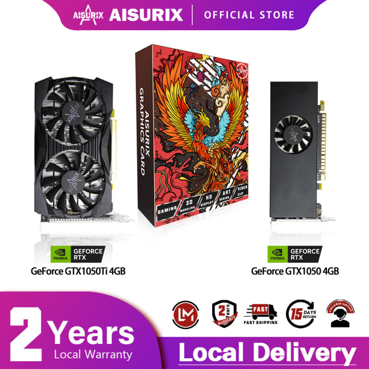 AISURIX GTX 1050Ti Graphics Card GTX 1050 4GB VGA Video Card For