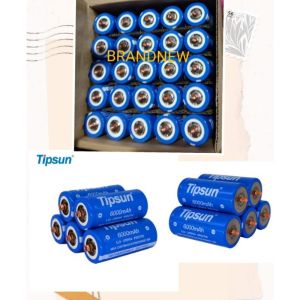 Tipsun 32700 Lifepo4 battery 6000mah 1pc. Brandnew with washers screws and nuts.