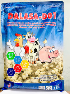 Daeyong Dalasa D01(1 kg) Men khử mùi hôi chuồng trại giup chuồng trại sạch sẽ giảm mâm bênh dùng cho thú cảnh vật nuôi dùng trong Thú Y