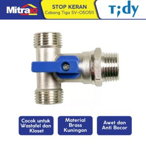 Tidy Stop Kran Bercabang Tiga Arah SV-050511