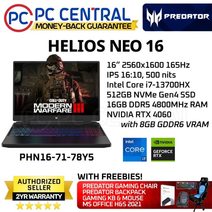 Acer Predator Helios NEO 16 78Y5 (PHN16-71-78Y5) Gaming Laptop