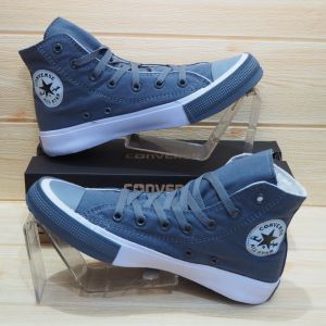 SEPATU SNEAKERS NEW DESIGN PRIA PETIR HIGH TINGGI ABU GREY