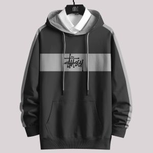 Nathansho Jaket Jamper Dewasa Stus Hodie Oversize Pria Wanita Motif Sablon Jumbo Distro