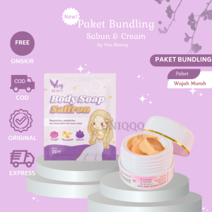 QQ Paket Lengkap Vies Beauty Sabun Facemist Cream & Serum Saffron Glowing Bpom Murah