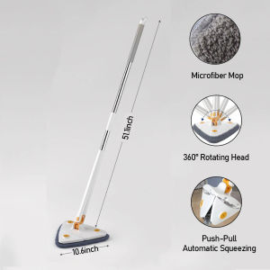 Triangle Mop 360 ° Rotatable  Multifunctional Cleaning Tool