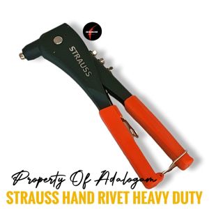 STRAUSS T-Series Hand Riveter - Tang Rivet Rifet Ripet Heavy Duty