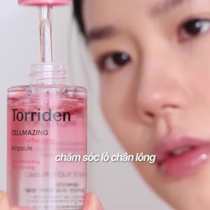 Tinh Chất Se Khít Lỗ Chân Lông Torriden Cellmazing Pore Perfecting Ampoule 30ml - 💧Mịn màng bề mặt da: Thanh tẩy tế bào chết vi mô dịu nhẹ mỗi ngày giảm thiểu mụn đầu đen và tình trạng da sần sùi vỏ cam.