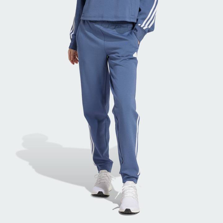 adidas Lifestyle Future Icons 3 Stripes Regular Pants Women Blue IS3941 Lazada