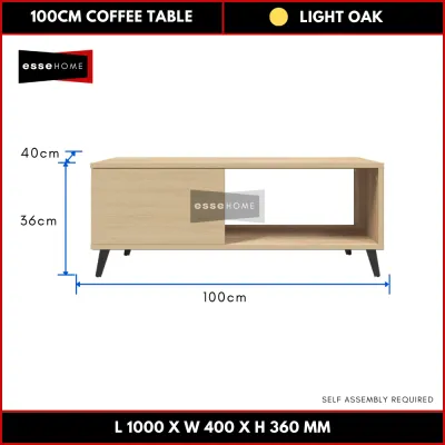 EsseHome 6ft 5ft 4ft TV Cabinet TV Console Living Table Meja TV Kabinet TV