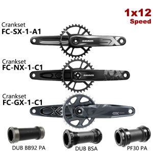 SRAM SX NX GX EAGLE DUB Crankset 12 Speed MTB Bicycle Crankset 3MM 6MM Offset Chainring With DUB BSA BB92 PF30 Bottom Bracket